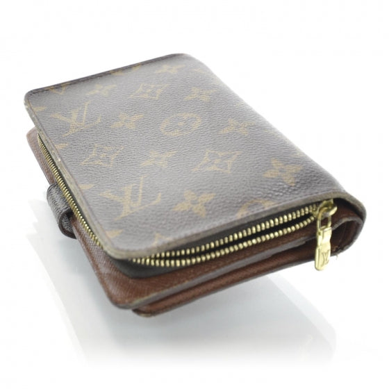 Monogram Compact Zippe Zipped Wallet