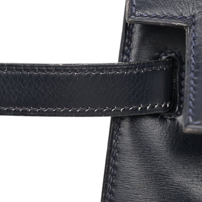 Hermes Box Kelly Sellier 32 Bleu Marine 15 of 17