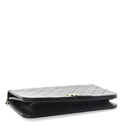 Chanel Lambskin Quilted Small Single Flap Bag Navy 4 of 9