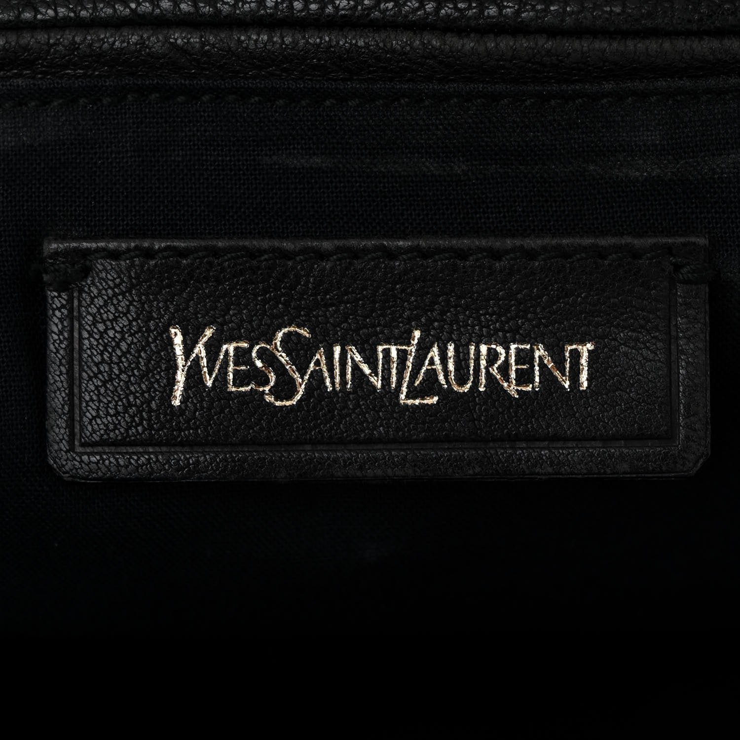 Saint Laurent Sheepskin Medium Cabas ChYc Black 6 of 13