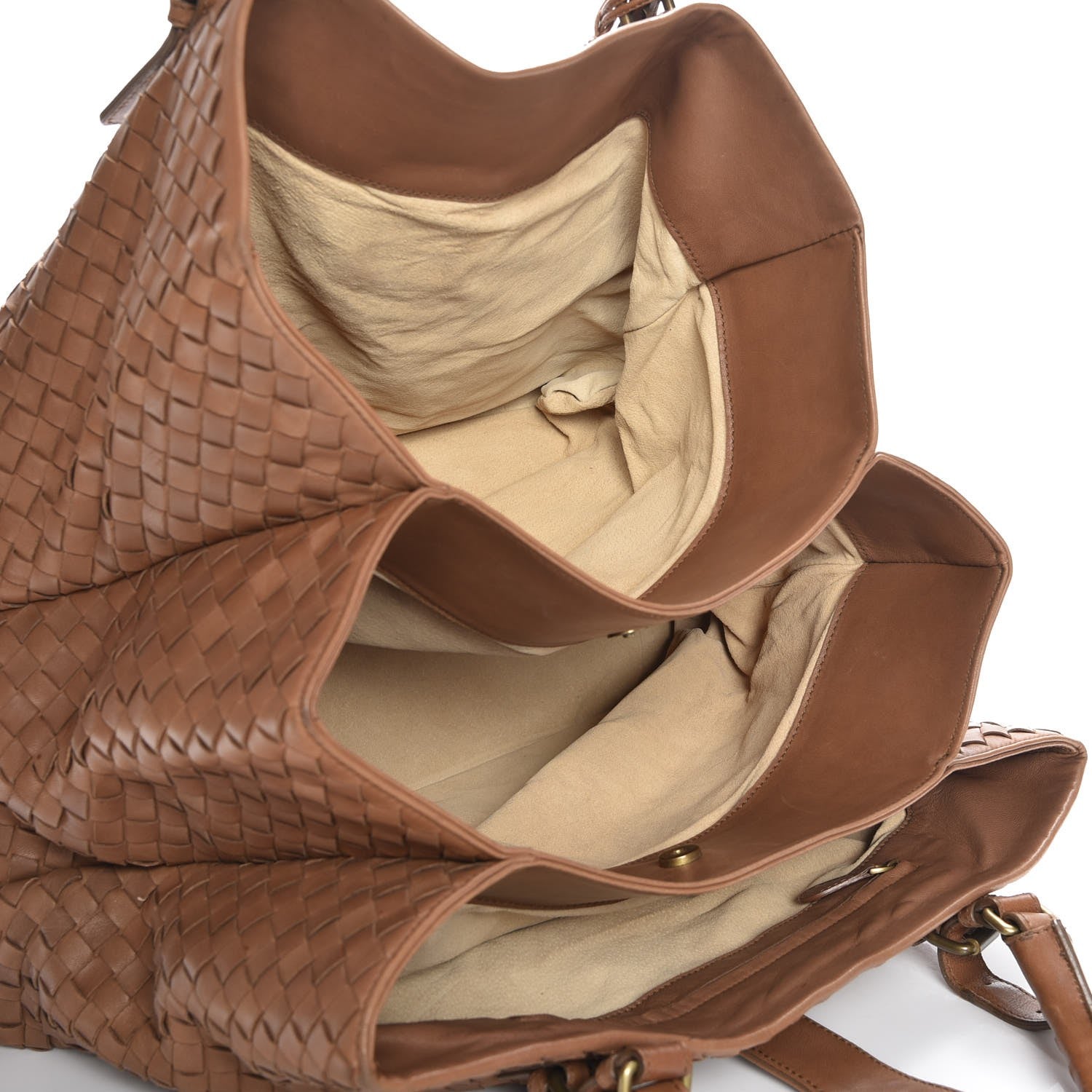 Bottega Veneta Nappa Intrecciato Medium Roma Tote Noce 5 of 14