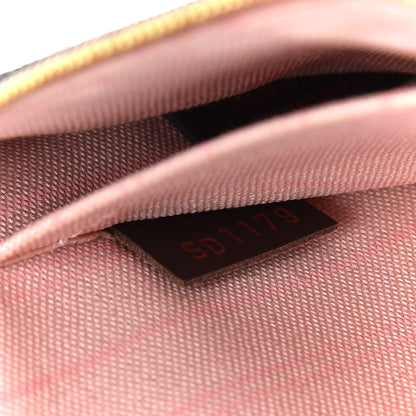 Louis Vuitton Damier Ebene Neverfull MM GM Pochette Rose Ballerine 8 of 10