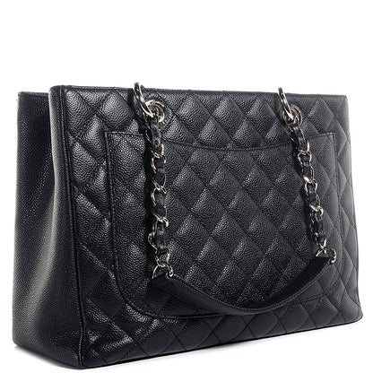 Chanel Caviar Grand Shopping Tote GST Black 3 of 7