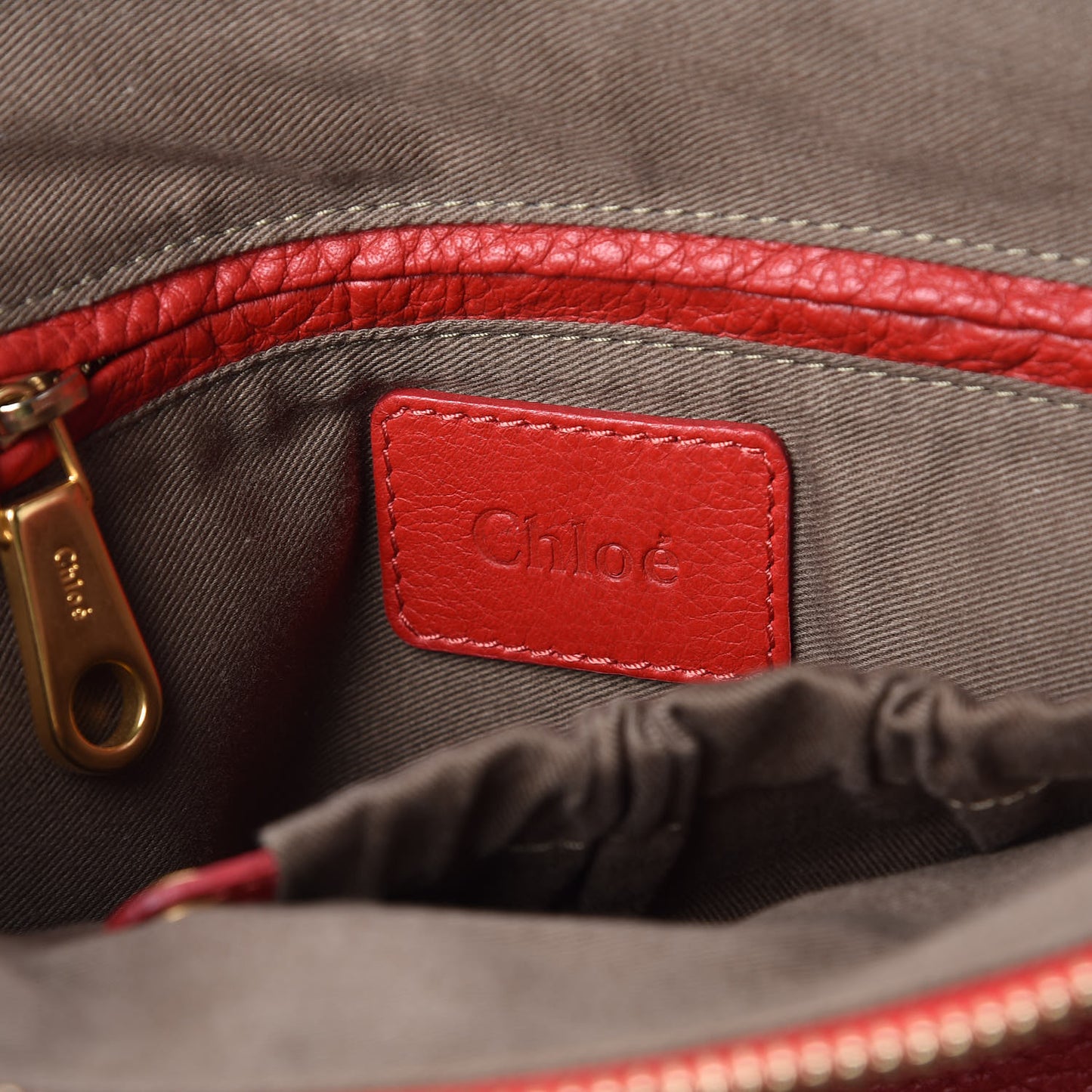 Calfskin Medium Marcie Satchel Red