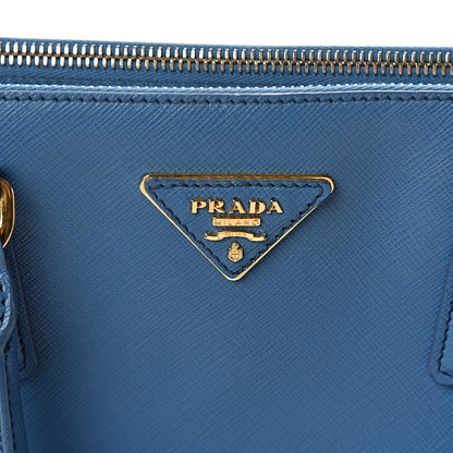 Prada Saffiano Medium Galleria Double Zip Tote Cobalto 17 of 17
