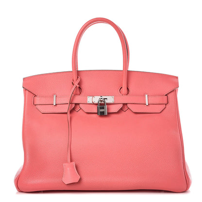 Hermes Togo Birkin 35 Rose Lipstick 1 of 41