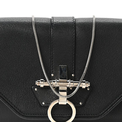 Givenchy Sugar Goatskin Obsedia Chain Shoulder Bag Black 8 of 10