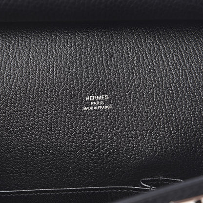 Hermes Taurillon Clemence Jypsiere 28 Black 6 of 11