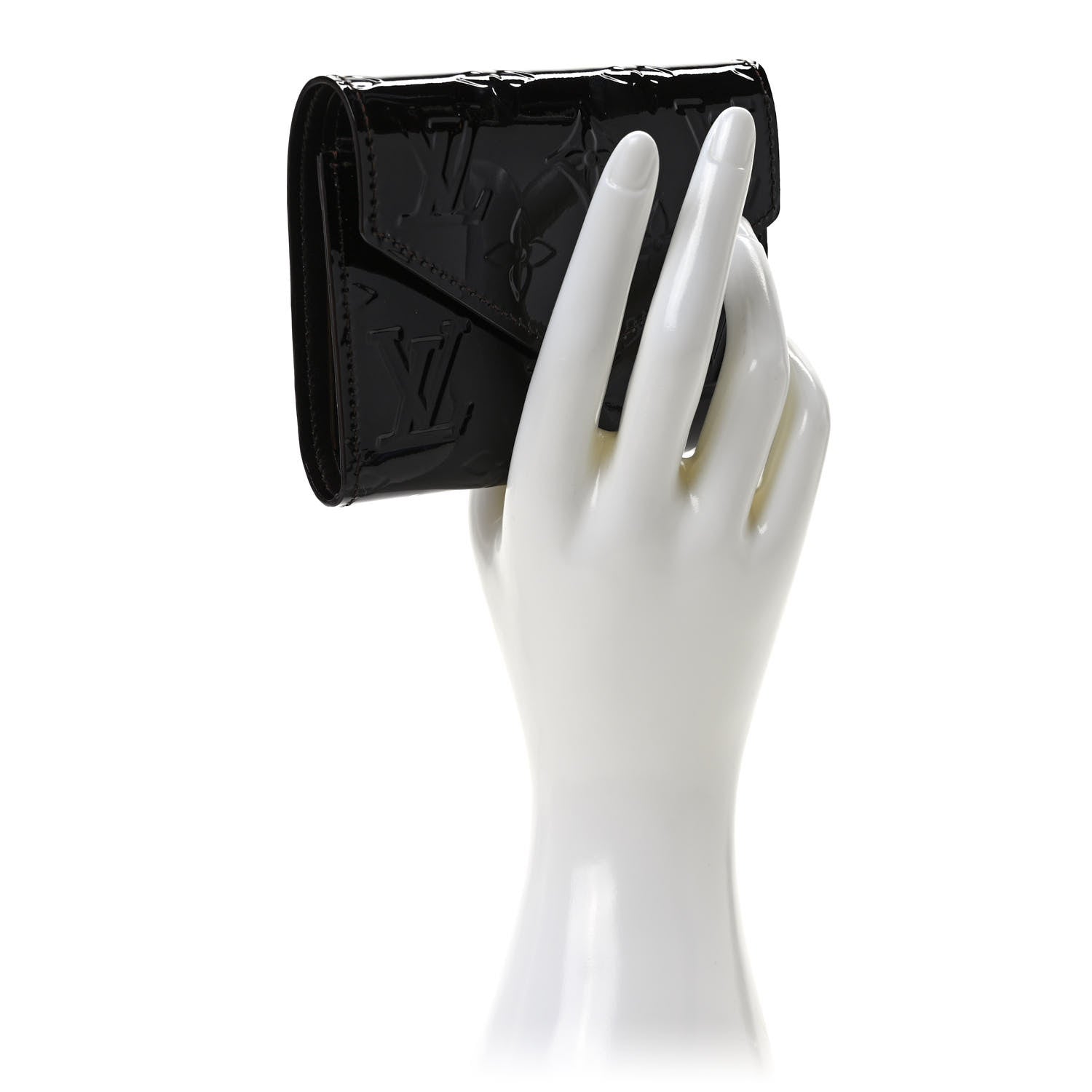 Louis Vuitton Vernis Victorine Wallet Amarante 2 of 7