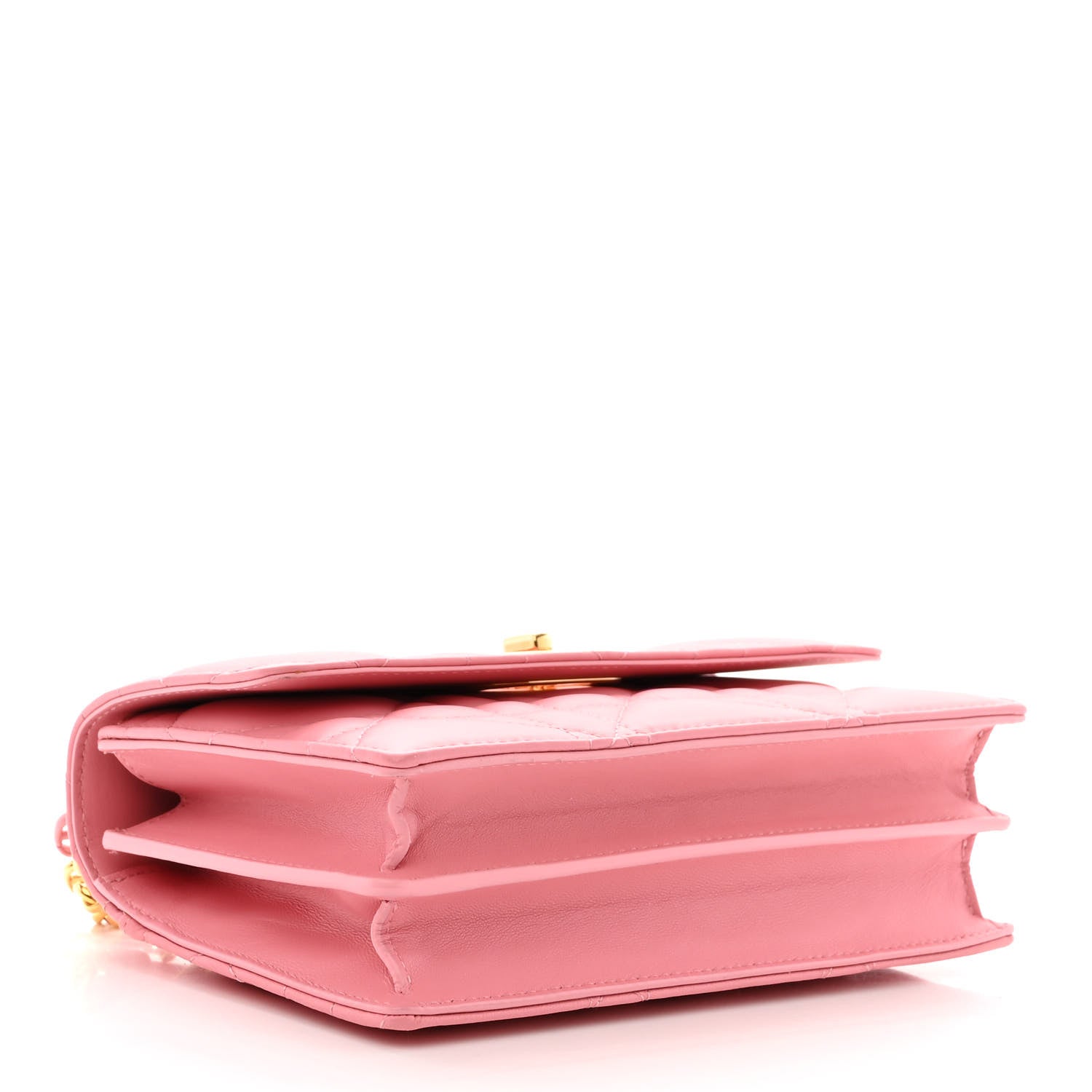 Christian Dior Lambskin Macrocannage Mini Miss Caro Bag Pink 4 of 10