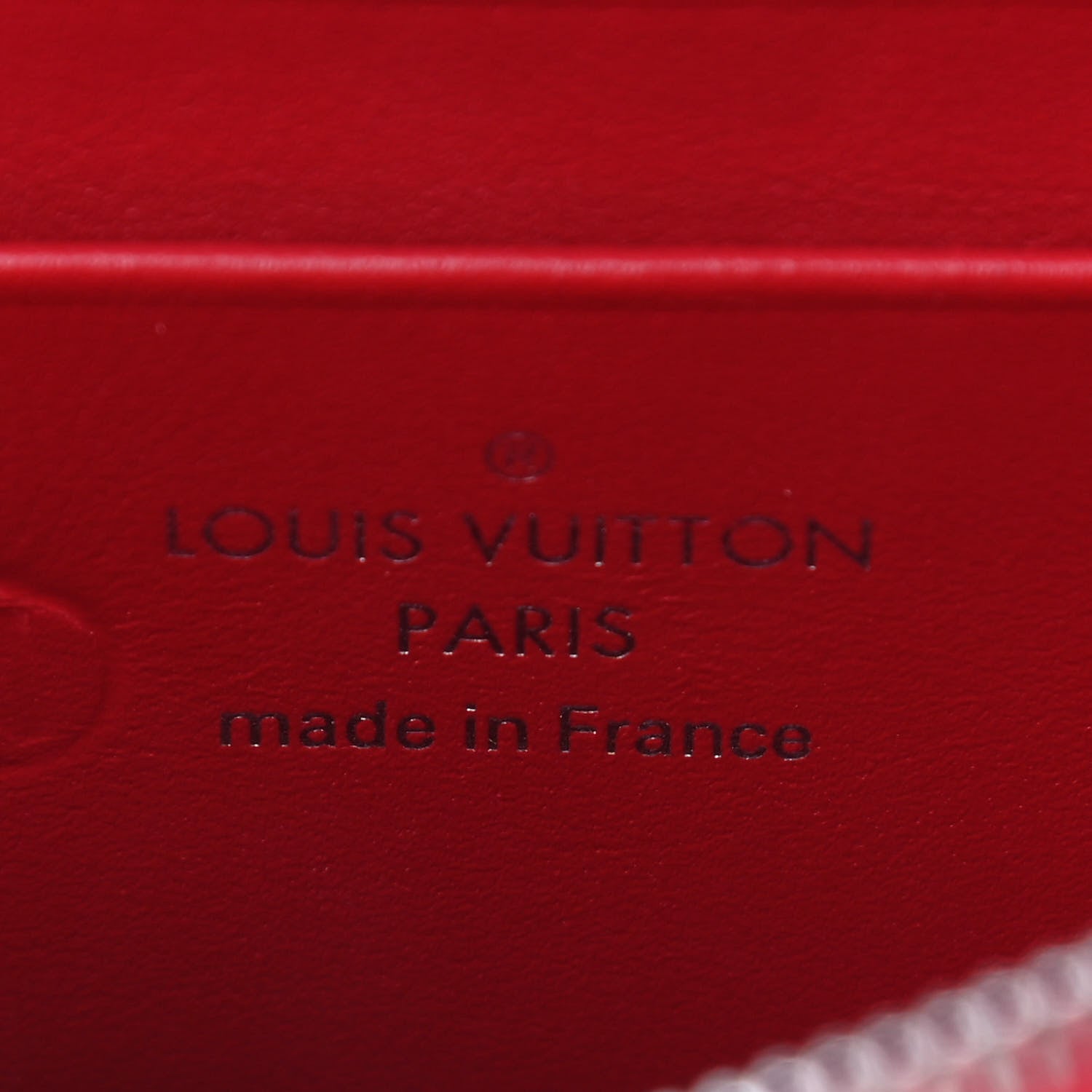 Louis Vuitton Calfskin New Wave Chain Pochette Scarlet 6 of 9