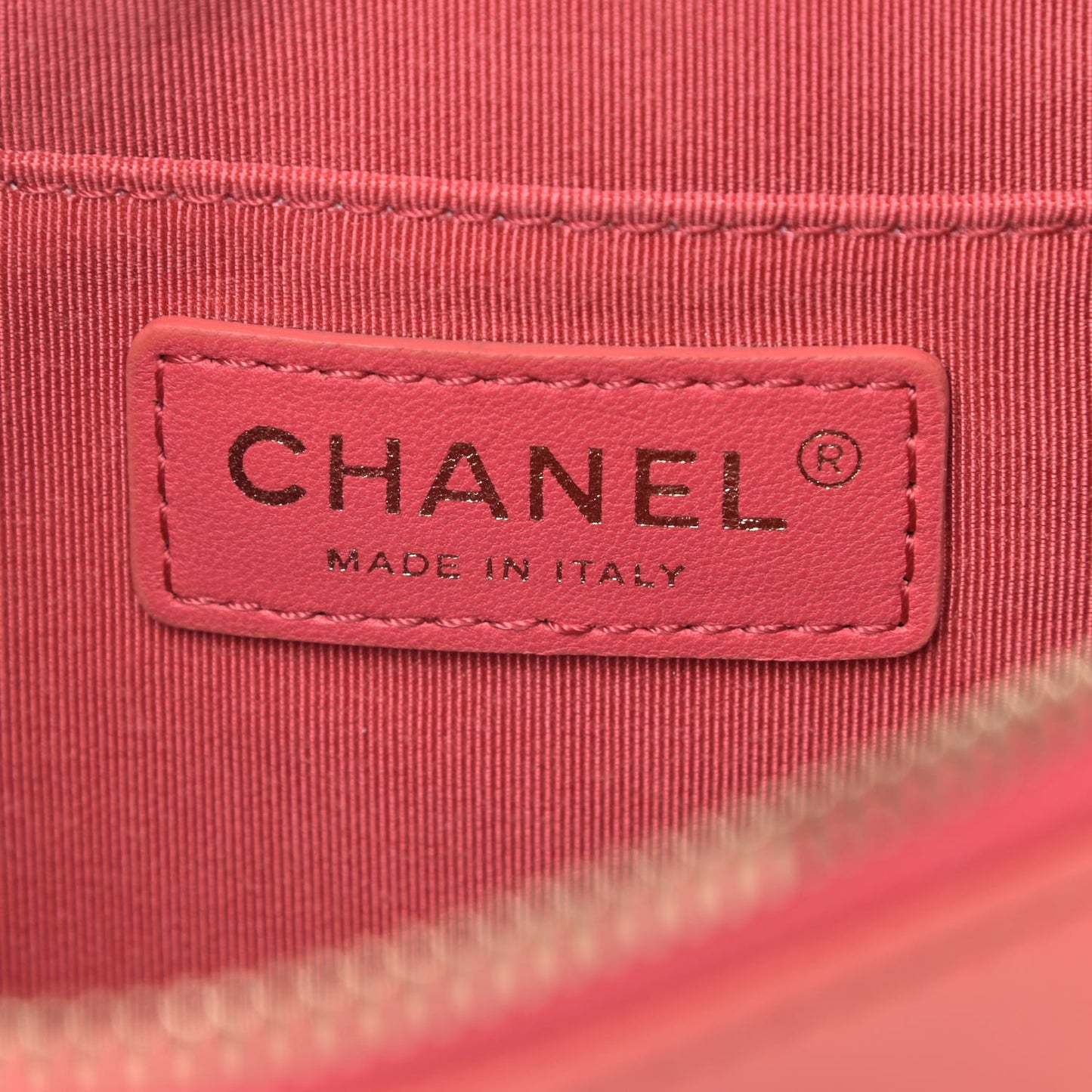 Crumpled Glazed Lambskin Quilted Waist Bag Fanny Pack Pink