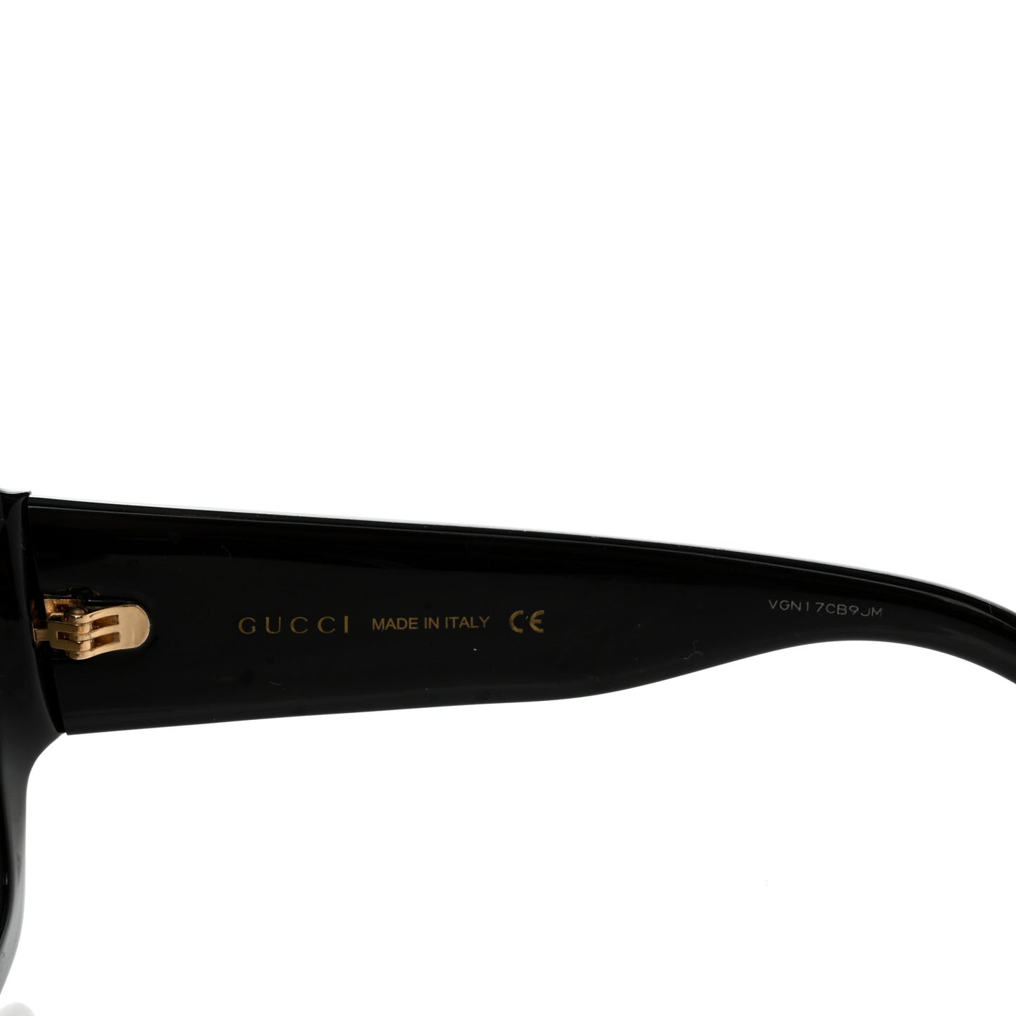 Acetate Square Frame Sunglasses GG0053S Black