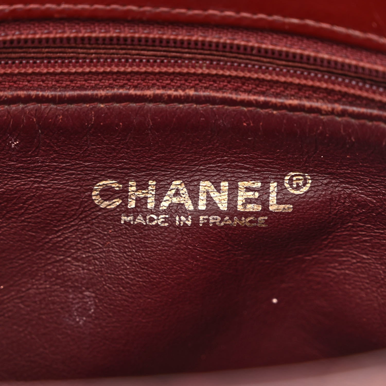 Chanel Patent Bijoux Chain Shoulder Bag Rust Red 6 of 15