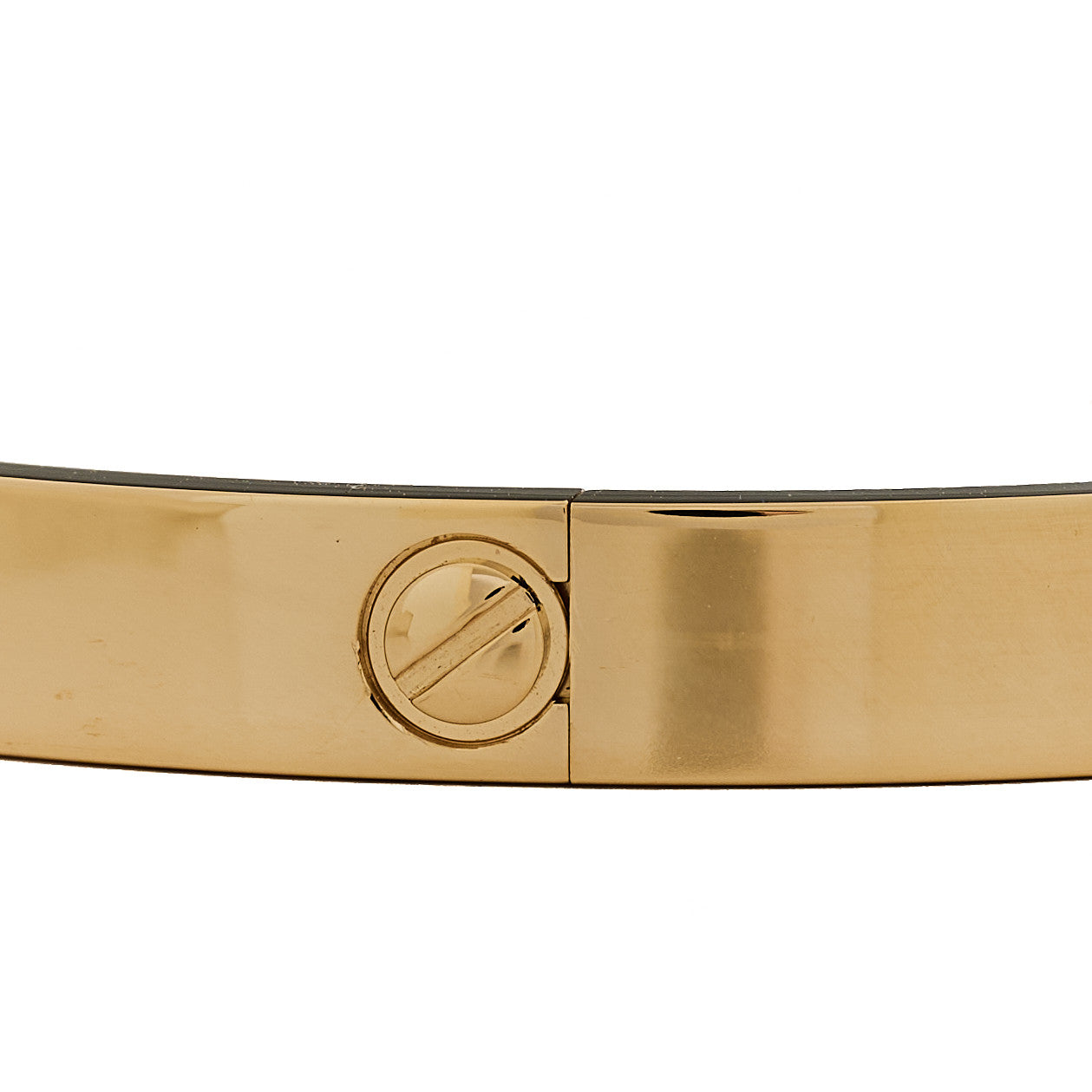 18K Yellow Gold 4 Diamond LOVE Bracelet 18