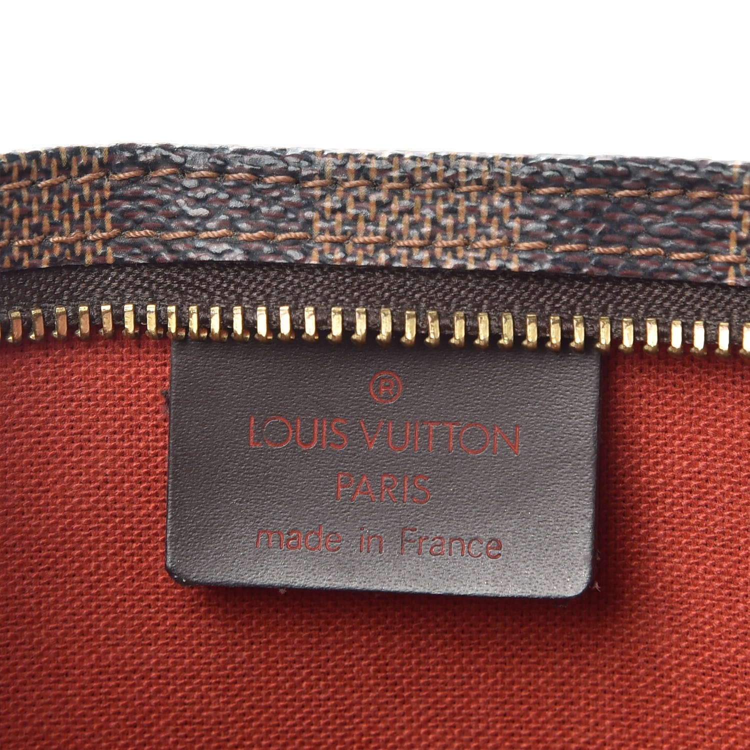 Louis Vuitton Damier Ebene Navona Pochette Accessories 6 of 8