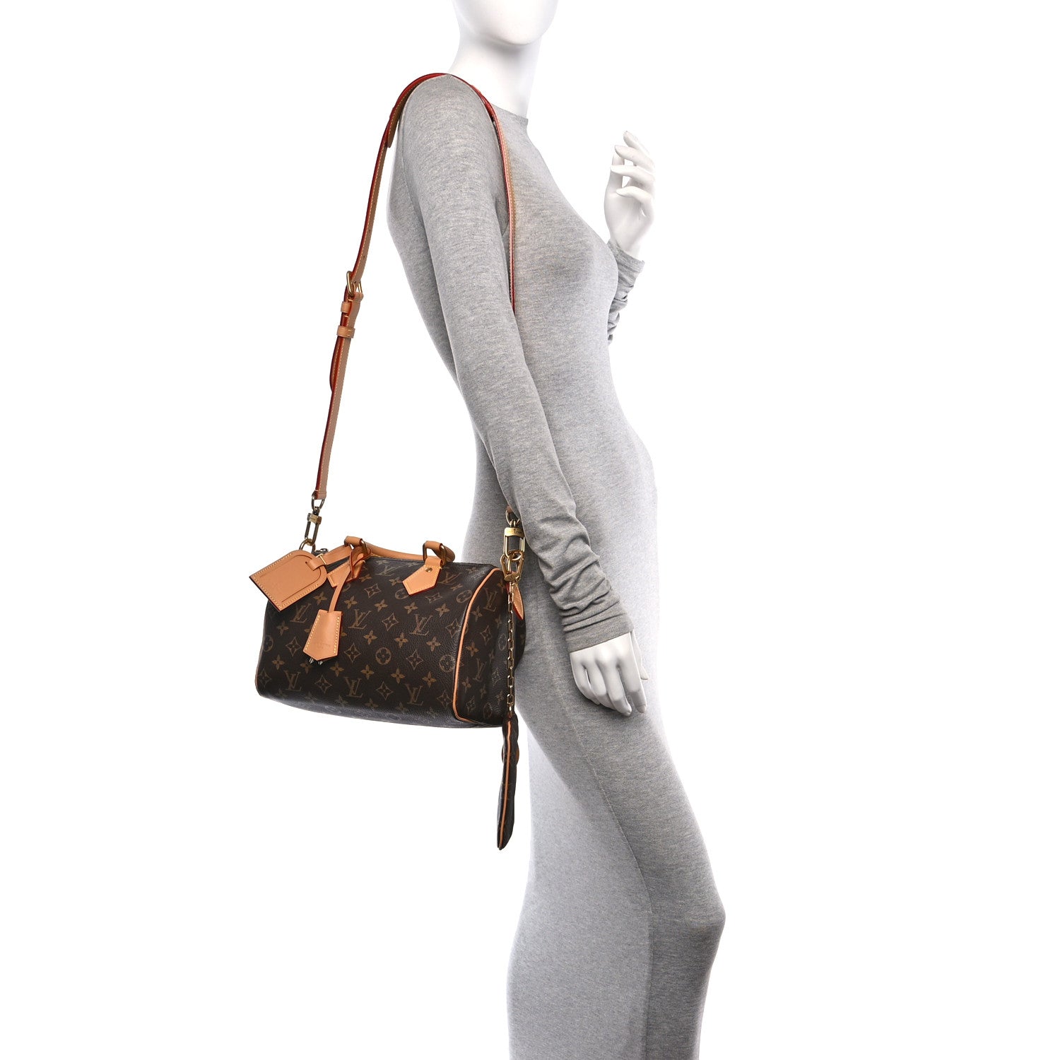 Louis Vuitton Calfskin Monogram Speedy P9 Bandouliere 25 3 of 10