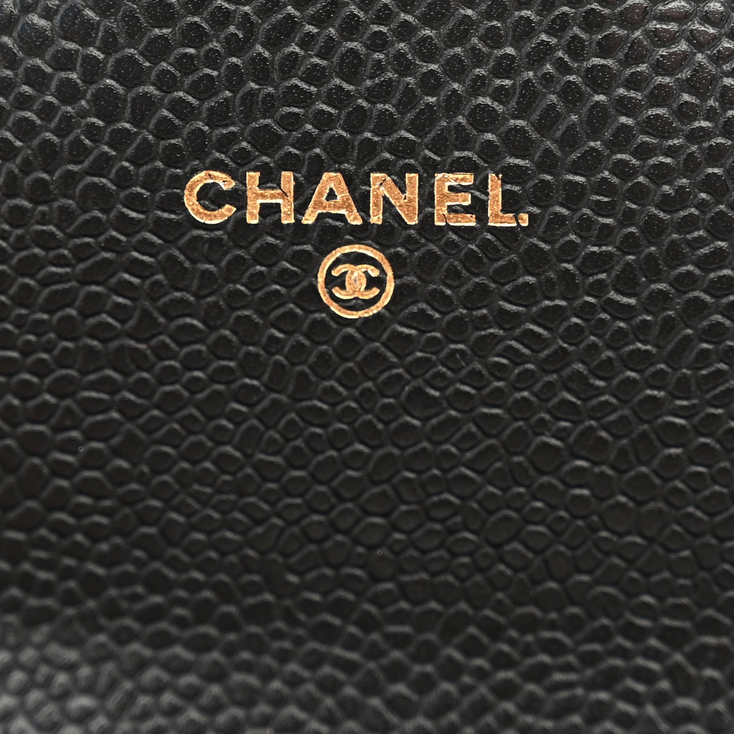 Caviar Quilted Large Gusset Flap Wallet Black