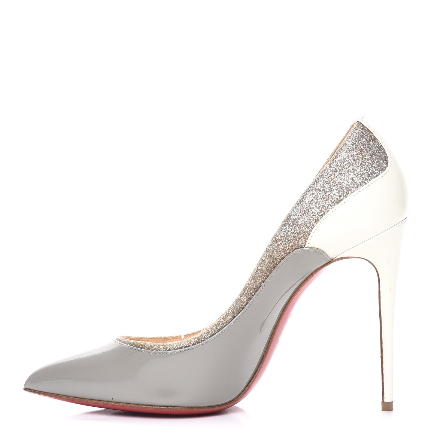 Glitter Patent Tucsick 100 Pumps 36 Grey