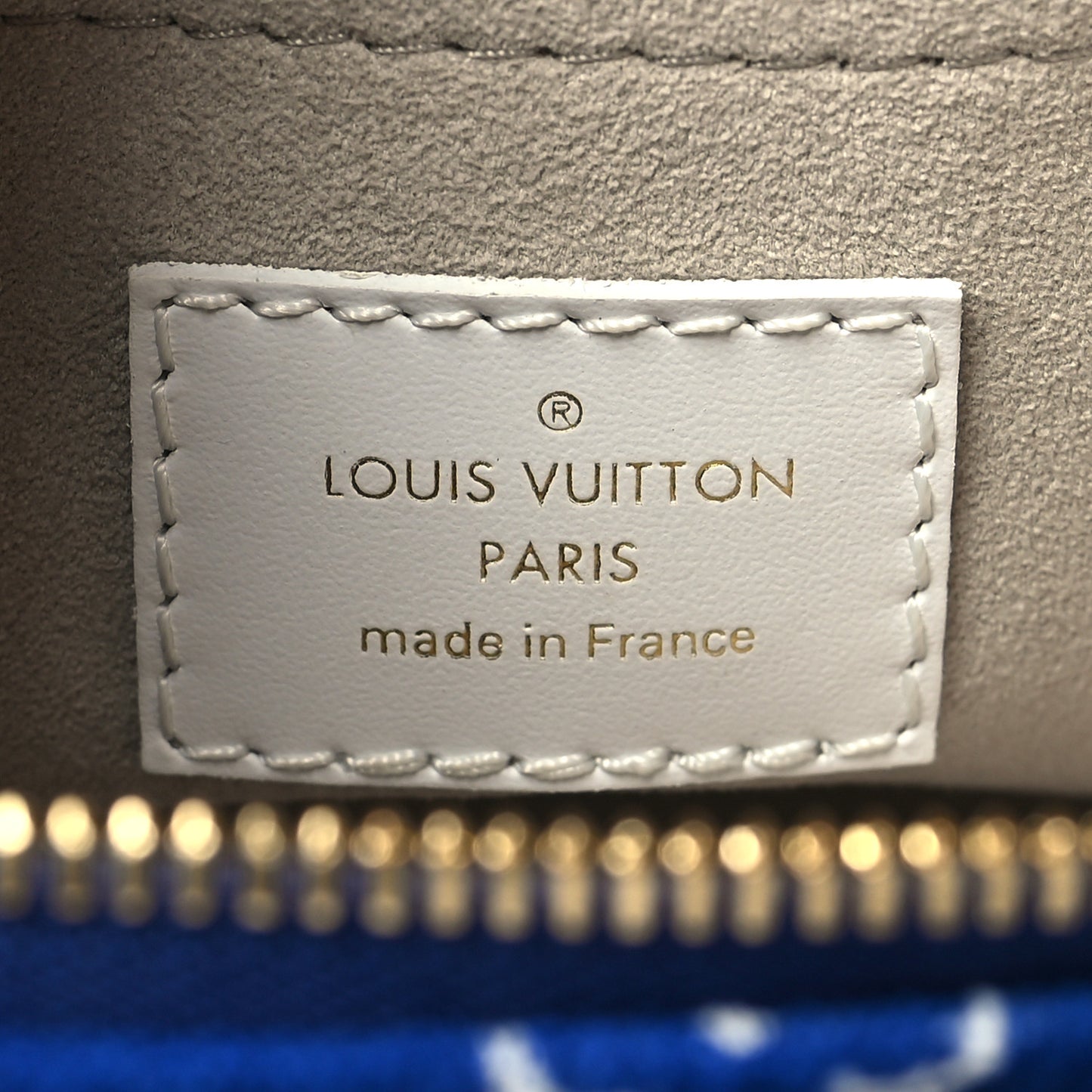 Jacquard Velvet Monogram LV Match Speedy Bandouliere 20 Blue