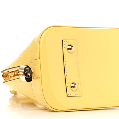 Louis Vuitton Vernis Alma BB Citrine 8 of 10