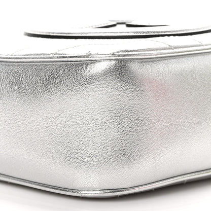 Gucci Metallic Sakai Be Green Calfskin Diagonal Stitched Small Blondie Shoulder Bag Silver 9 of 11