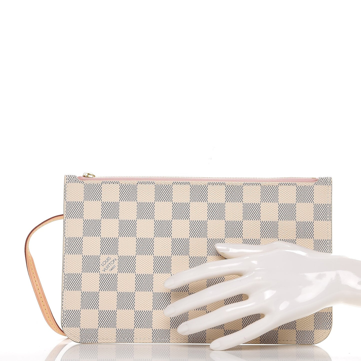 Damier Azur Neverfull MM GM Pochette Rose Ballerine