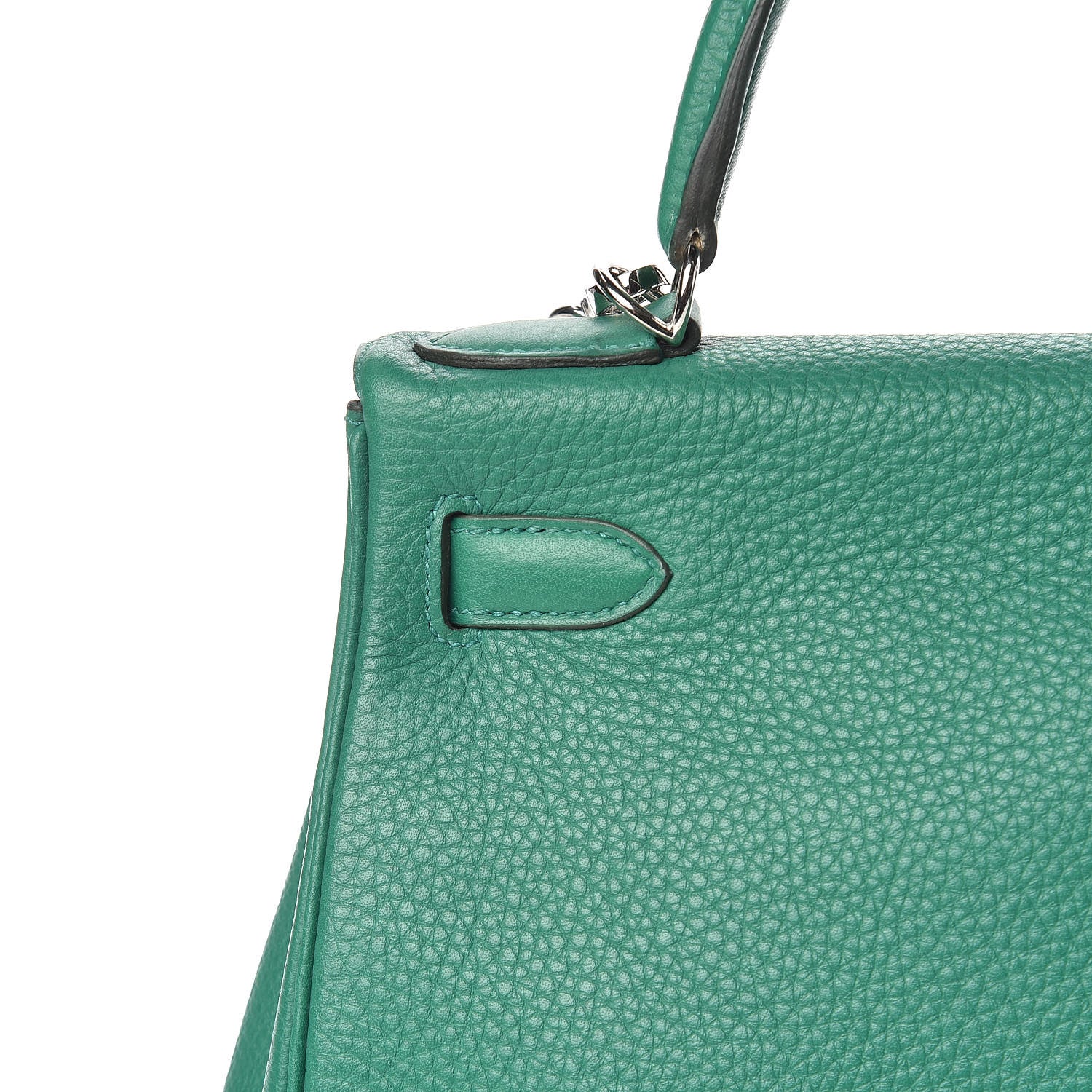 Hermes Taurillon Clemence Kelly Retourne 28 Vert Vertigo 31 of 33
