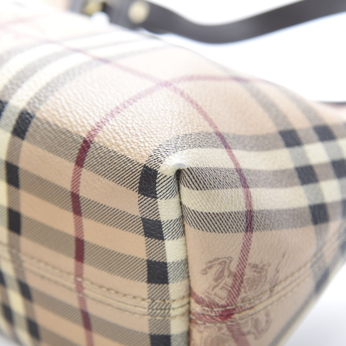 Haymarket Check Small Shoulder Bag Chocolate