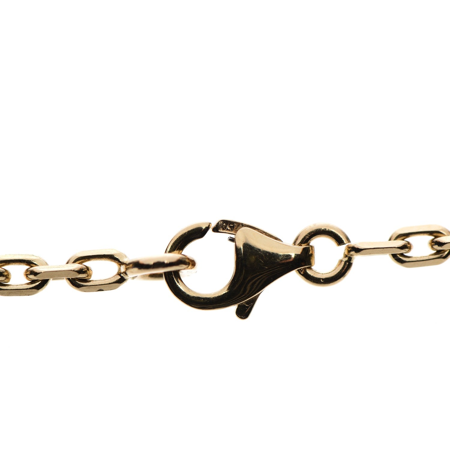 Van Cleef & Arpels 18K Yellow Gold Mother of Pearl 10 Motifs Vintage Alhambra Necklace 6 of 6