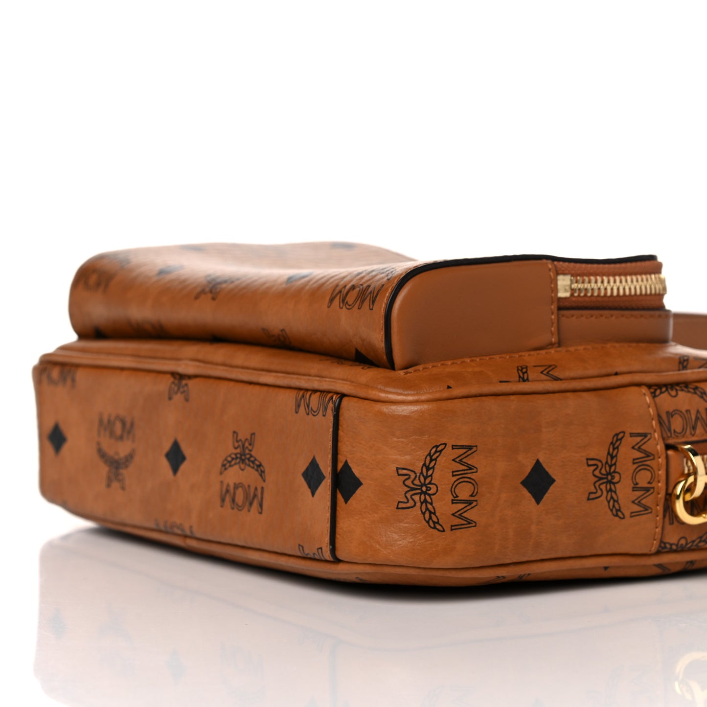 Visetos Camera Crossbody Bag Cognac