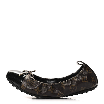 Louis Vuitton Monogram Flirty Ballerina Flats 42 Black 1 of 8