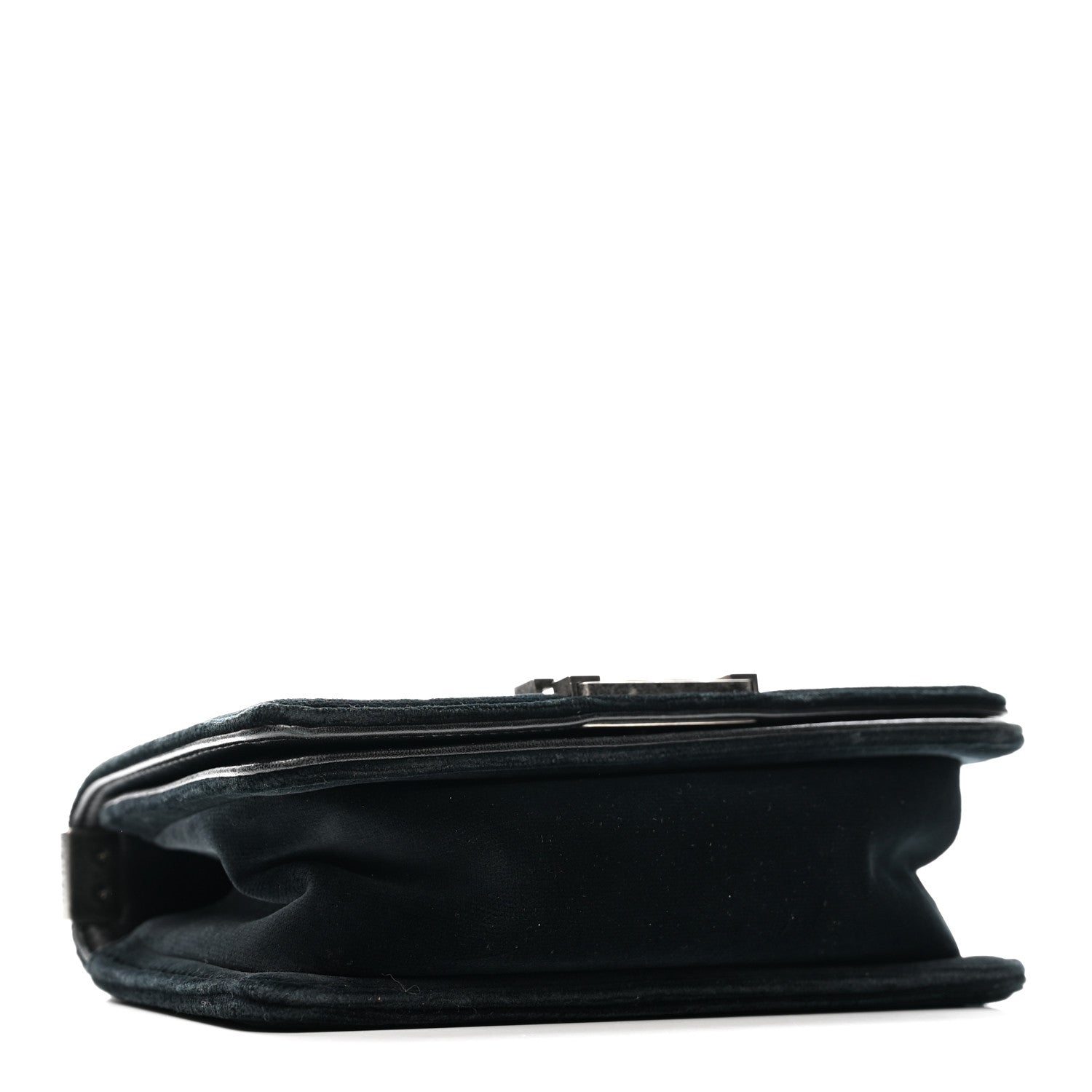 Chanel Velvet Quilted Small Boy Flap Black 4 of 12