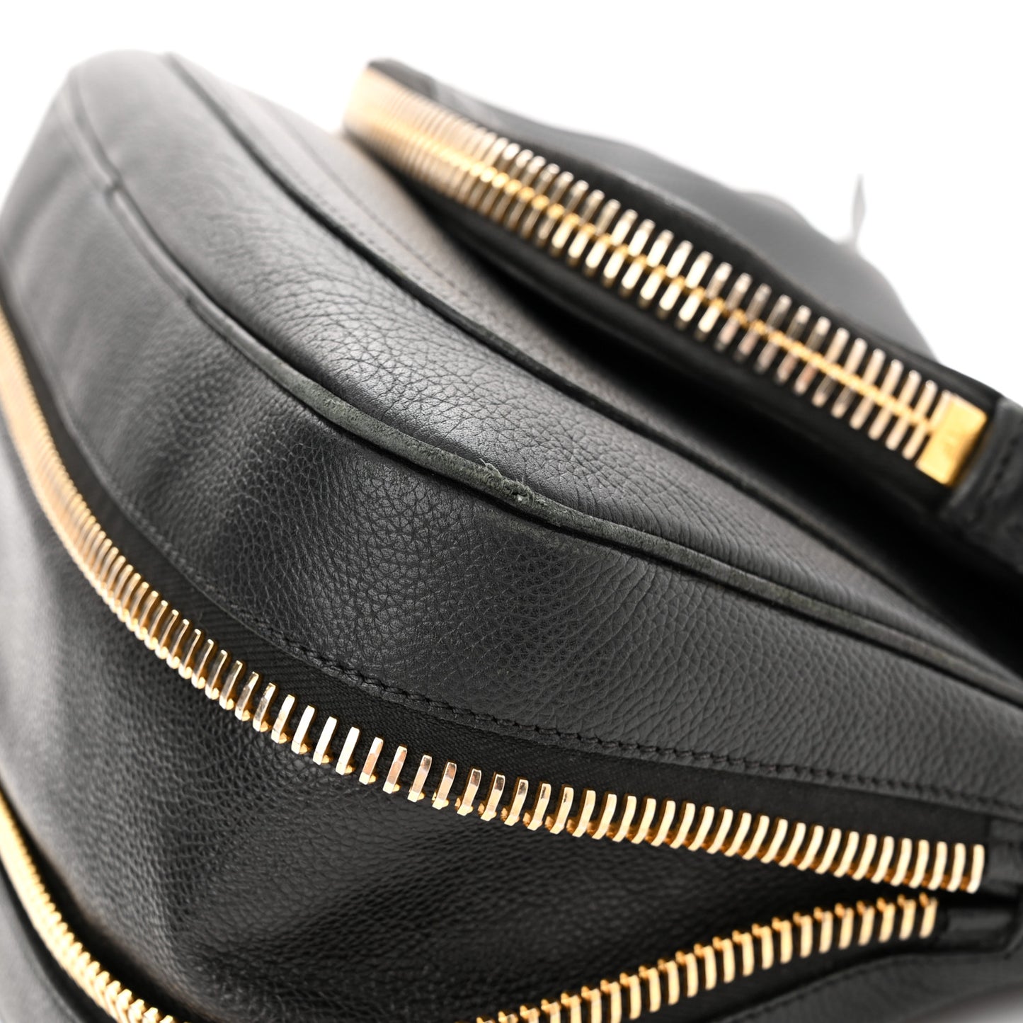 Grained Calfskin Medium Jennifer Crossbody Bag Black