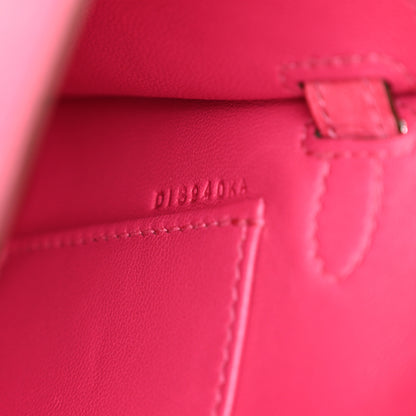 Hermes Ostrich Kelly Sellier Mini 20 Rose Tyrien 7 of 12