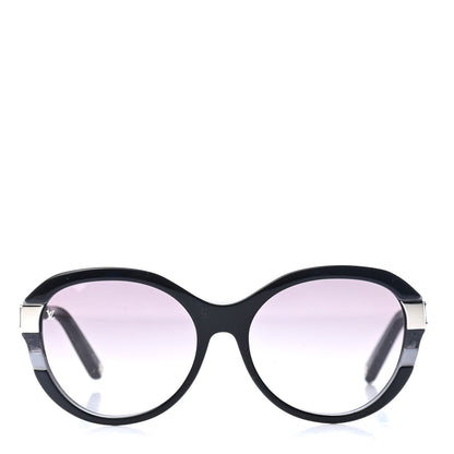 Louis Vuitton Acetate Petit Soupcon Cat Eye Sunglasses Z0489W Black 2 of 4