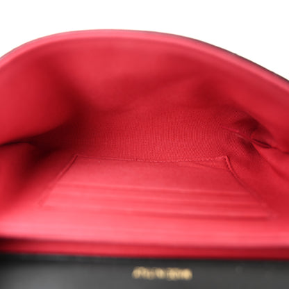 Chanel Lambskin Quilted Chanel 19 Flap Clutch Black 5 of 12