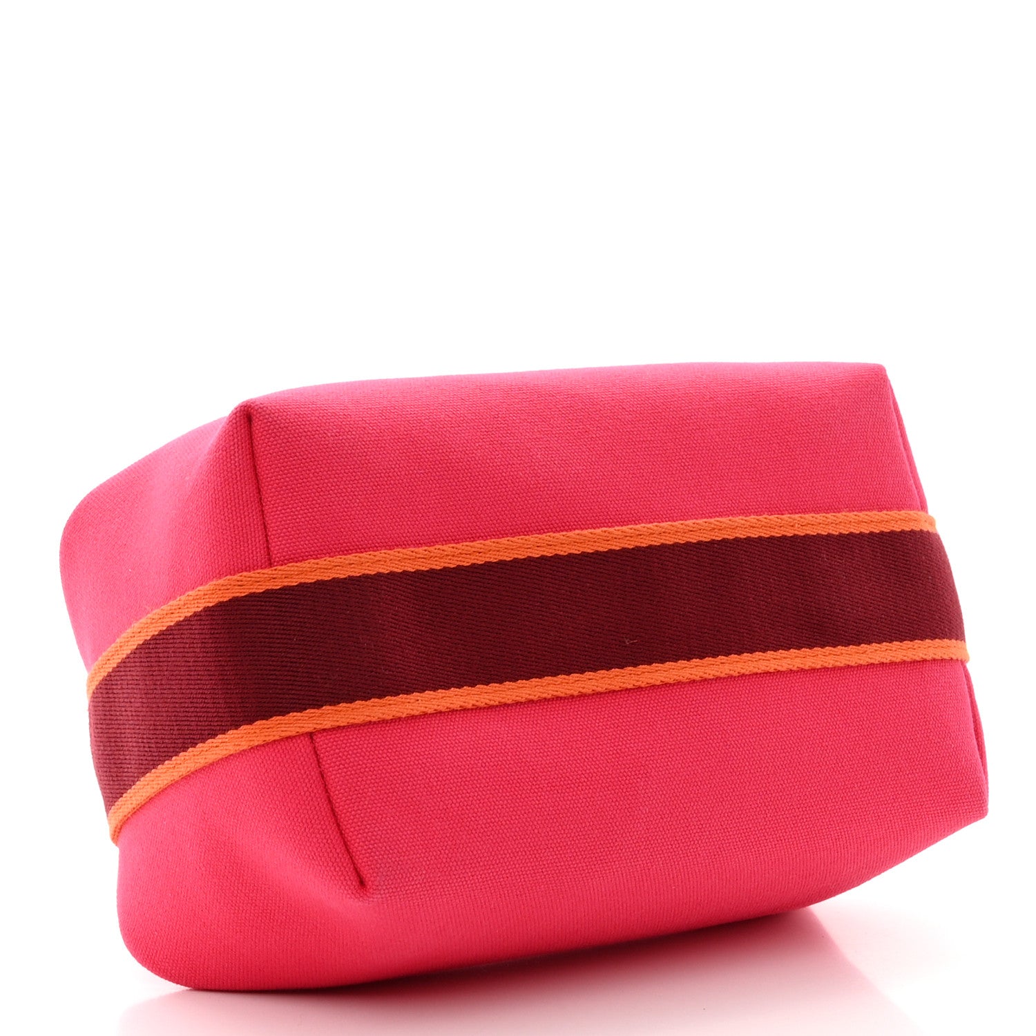 Hermes Canvas Small Bride-A-Brac Pouch Hibiscus 4 of 6