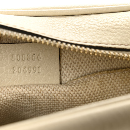 Gucci Pebbled Calfskin Small Soho Disco Bag Off White 7 of 14