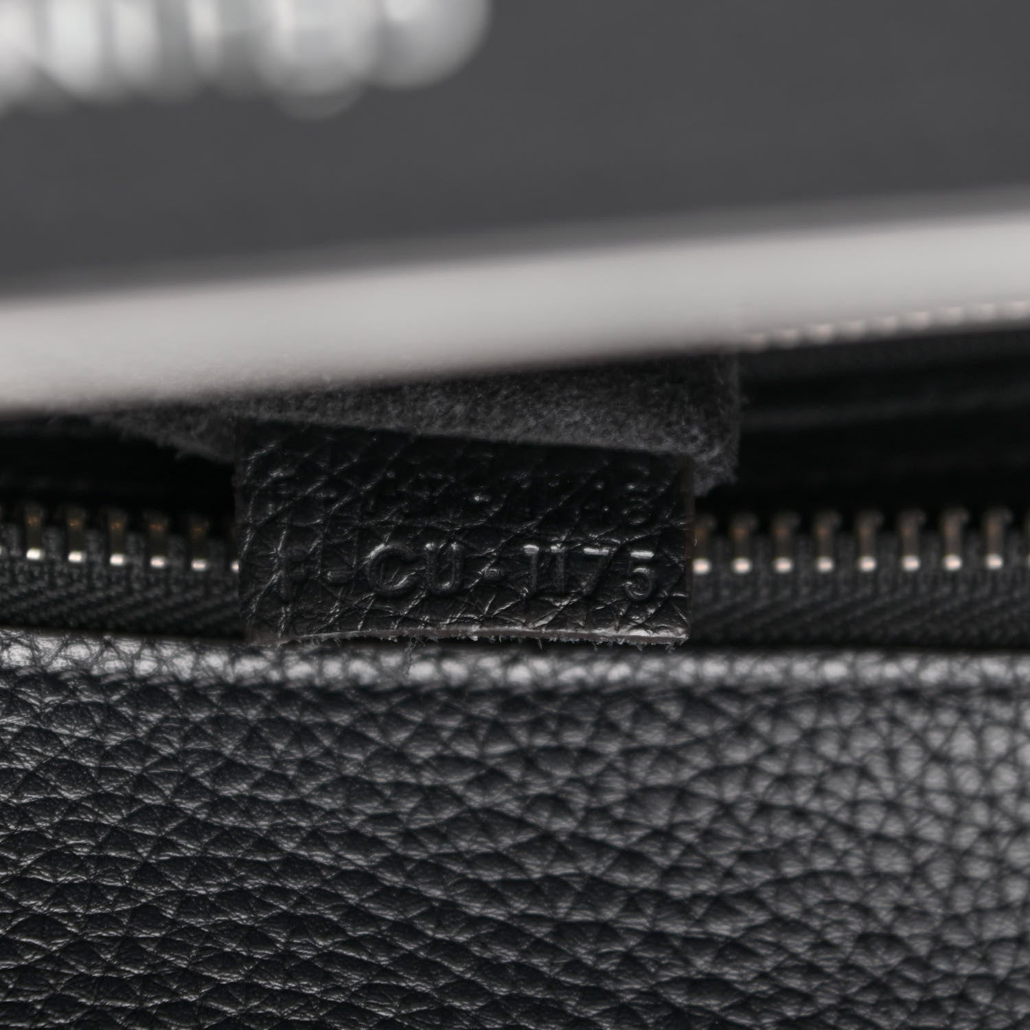 Celine Drummed Calfskin Micro Luggage Black 7 of 11