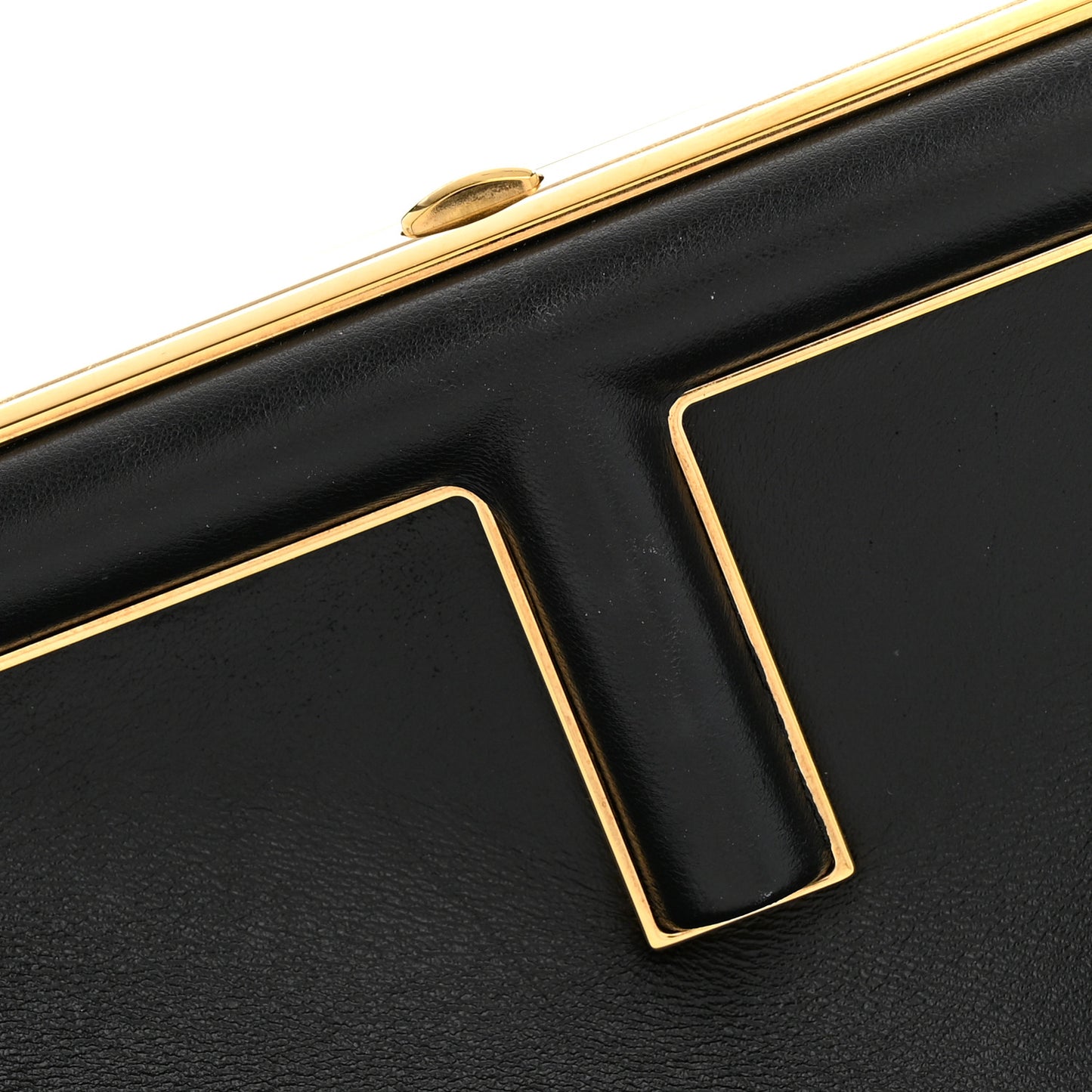 Shiny Nappa Small Fendi First Black