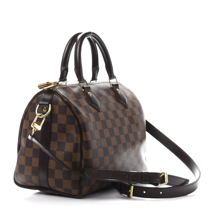 Louis Vuitton Damier Ebene Speedy Bandouliere 25 3 of 14