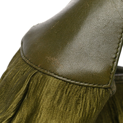 Gucci Fabric Pleated Jackie O Hobo Green 17 of 24