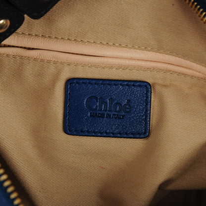 Chloe Calfskin Medium Military Paraty Royal Navy 6 of 8