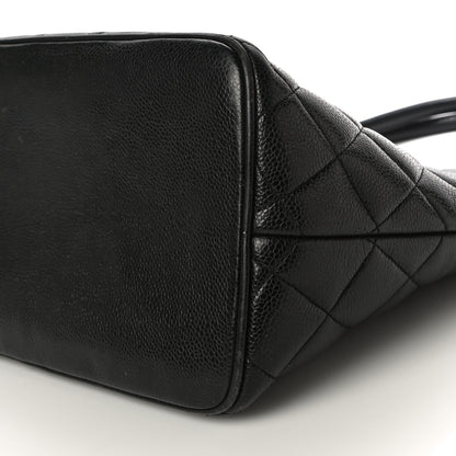 Chanel Caviar Quilted Medallion Tote Black 10 of 24