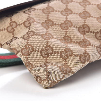 Gucci Monogram Web Belt Bag Dark Brown 9 of 10