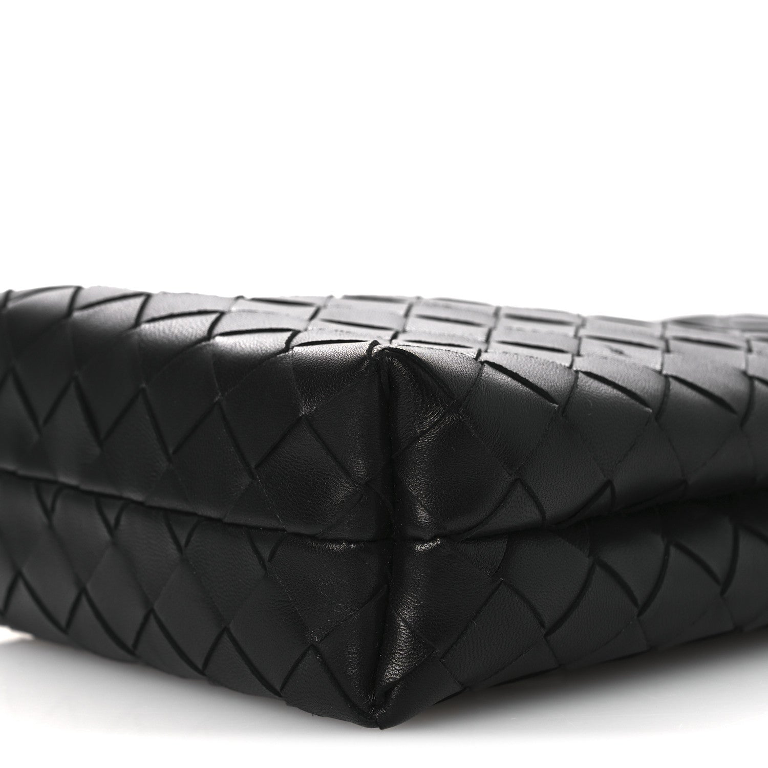 Bottega Veneta Nappa Intrecciato Andiamo Phone Pouch Black 9 of 9