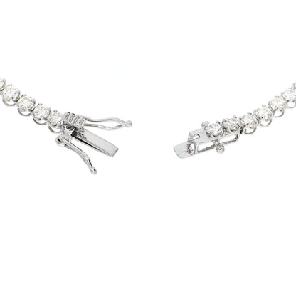 Parker & West by FASHIONPHILE 18K White Gold Diamond 3.00ctw Tennis Bracelet M 4 of 6