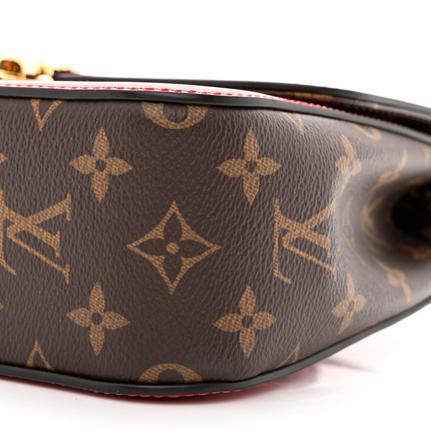 Louis Vuitton Patent Calfskin Monogram Cherrywood BB Scarlet 10 of 13
