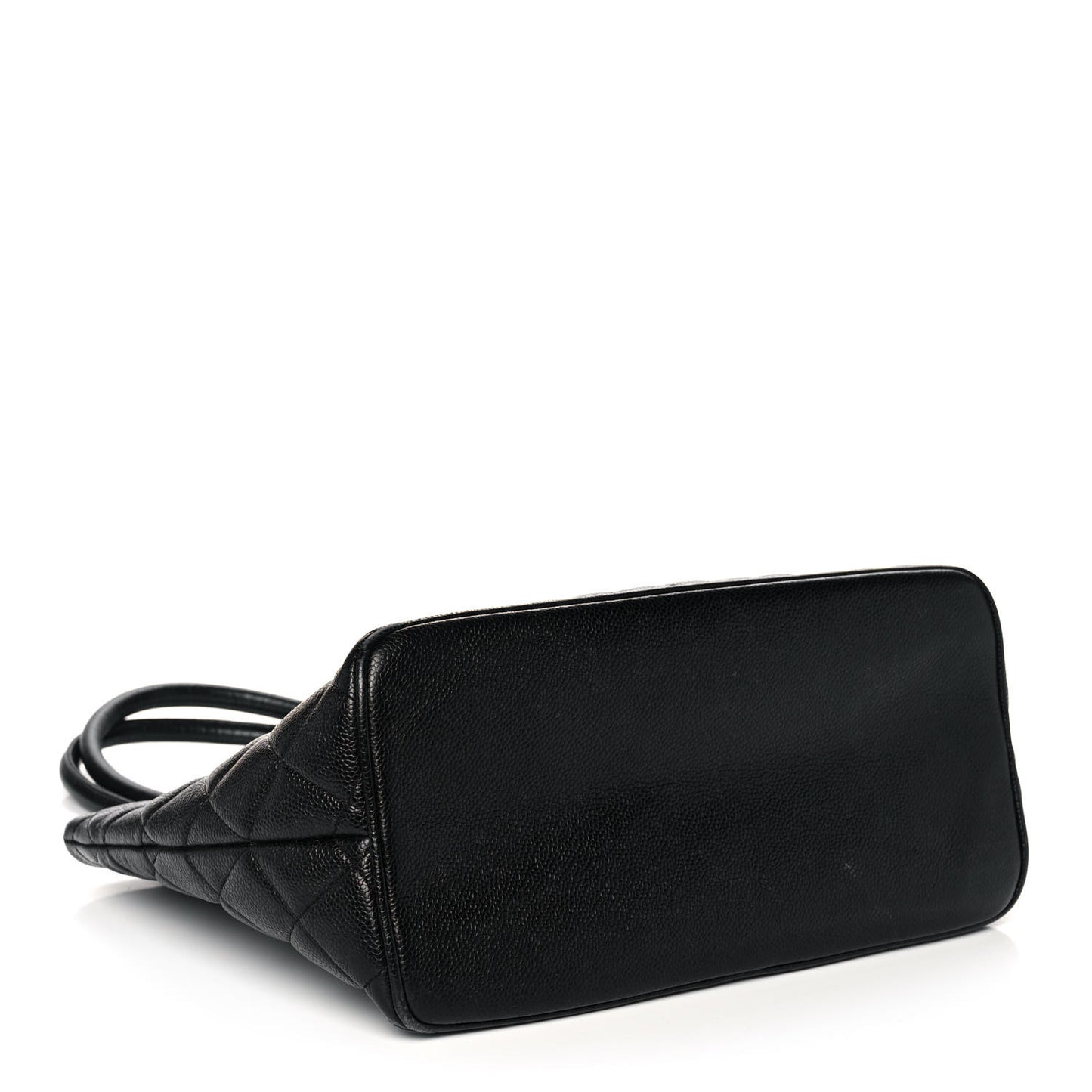 Caviar Quilted Medallion Tote Black
